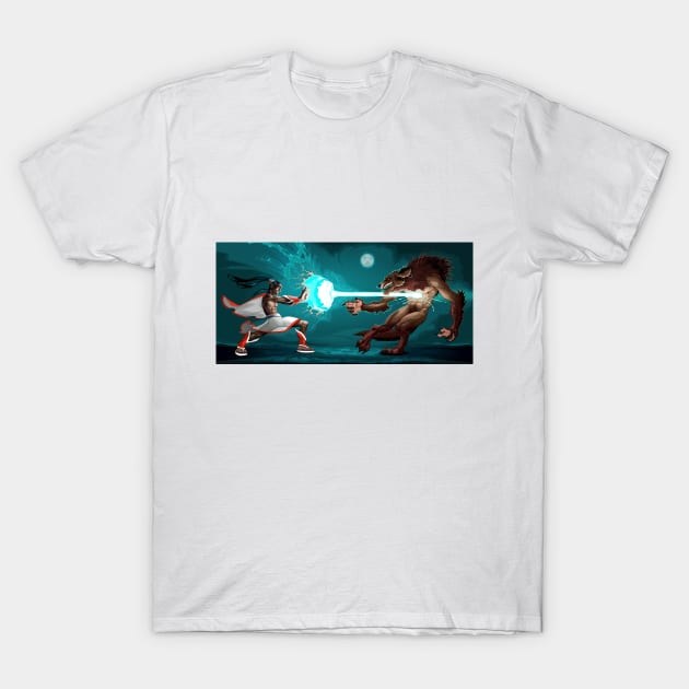 Fighting scene T-Shirt by ddraw